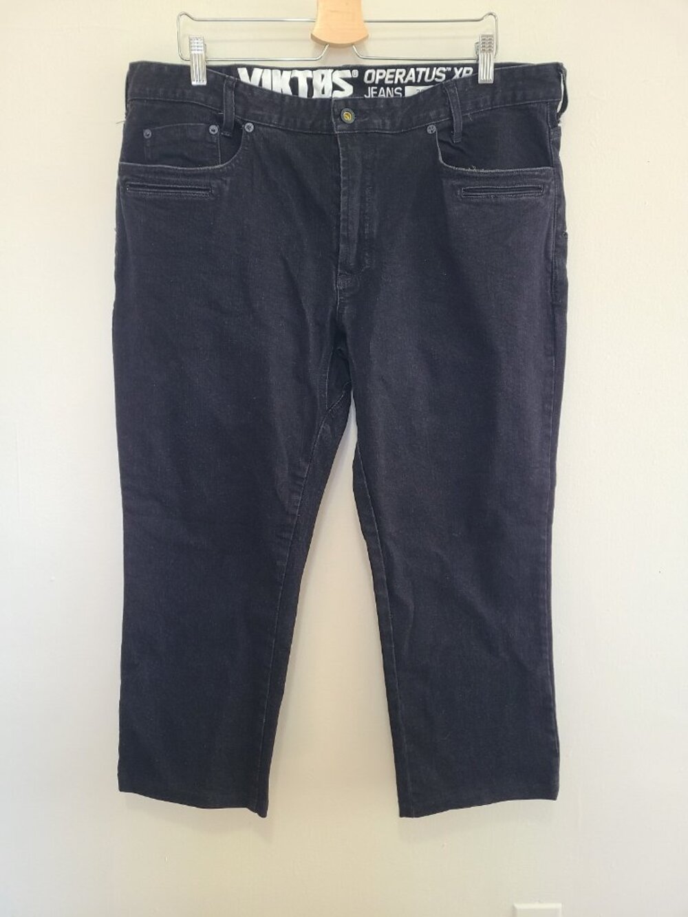 Viktos Operatus XP Tactical Utility Denim Jeans Mens Size 38 Black *Short